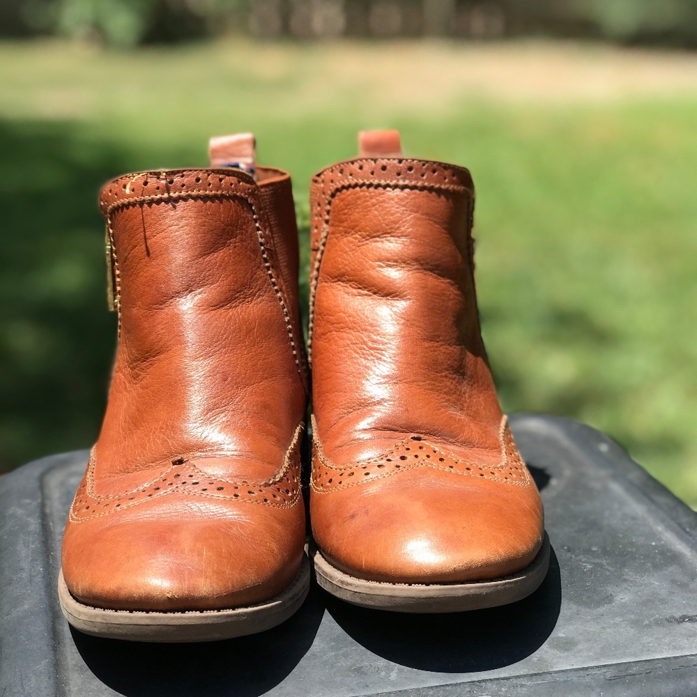 Tommy Hilfiger Brogue Booties - 7.5 Women's